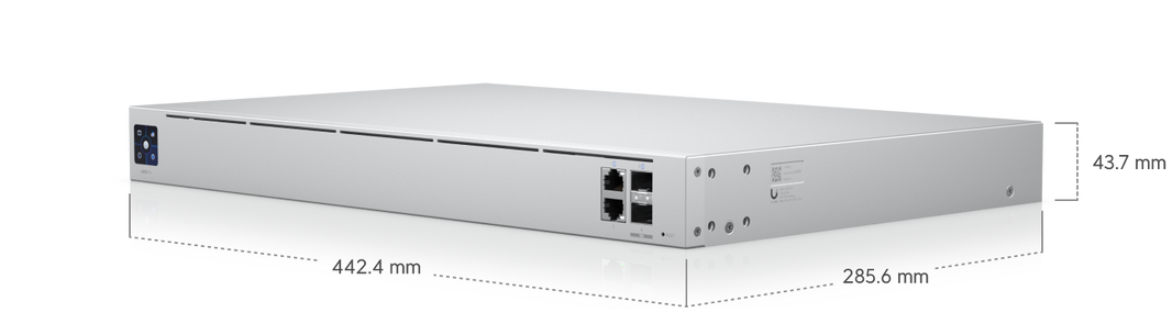 Ubiquiti Ethernet, 2x LAN, 2x WAN, 2GB DDR4, 1U Rack