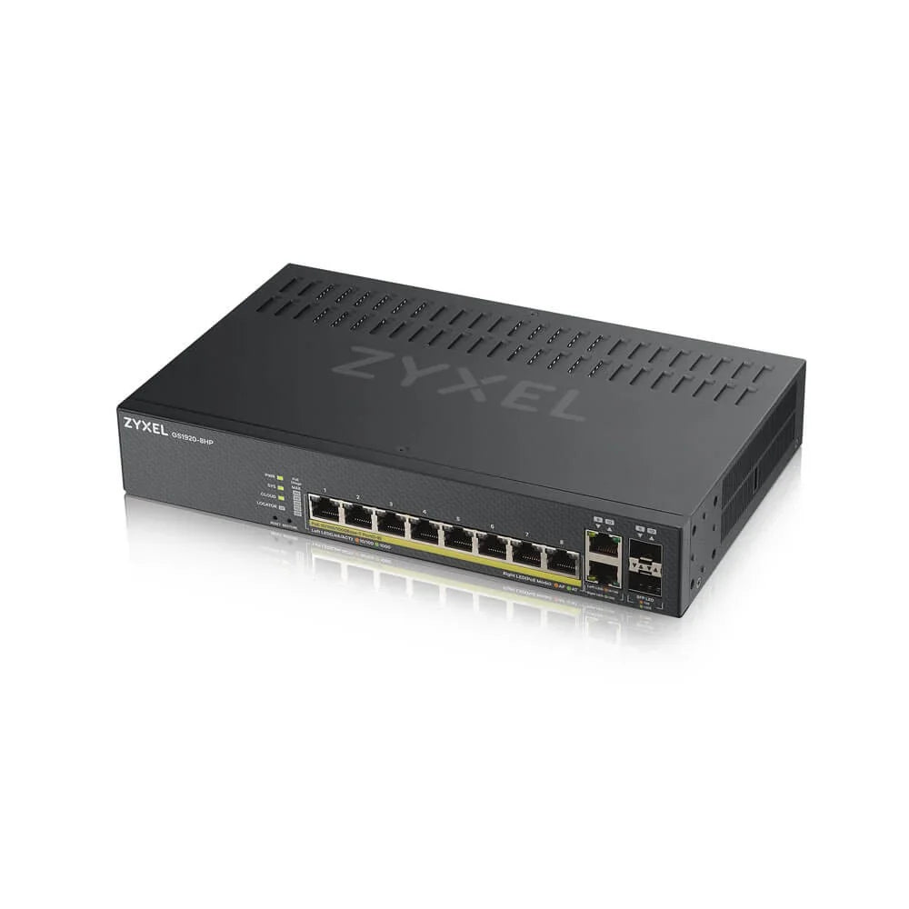 GS1920-8HPV2 10 PORT SMART MANAGED SWITCH