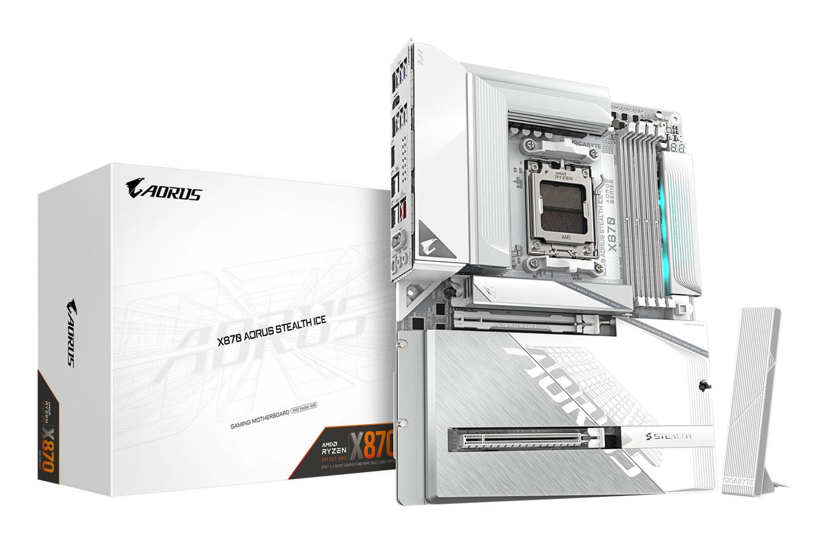 GIGABYTE AM5 X870 AORUS STEALTH ICE
