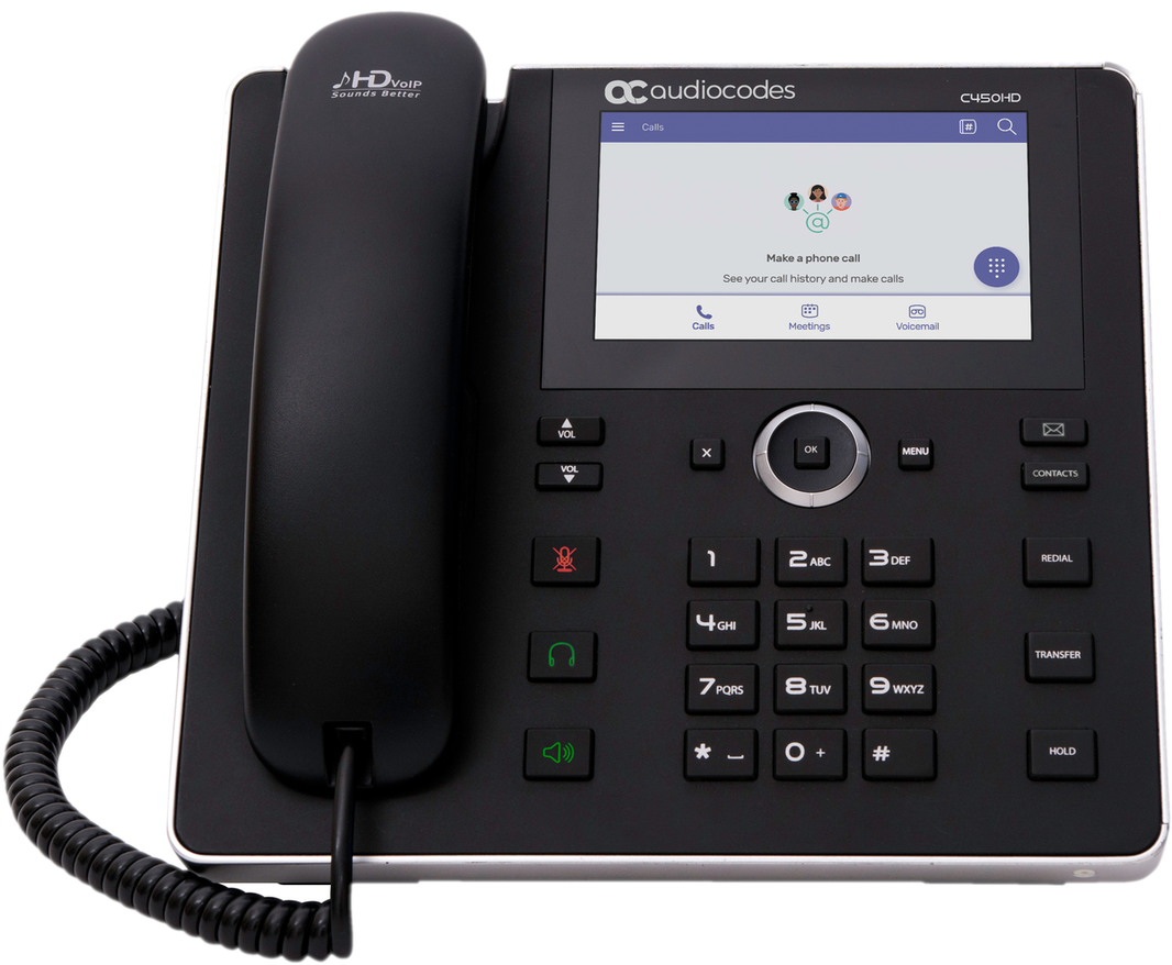 AUDIOCODES IPC450HDEG-DBW IP PHONE BLK