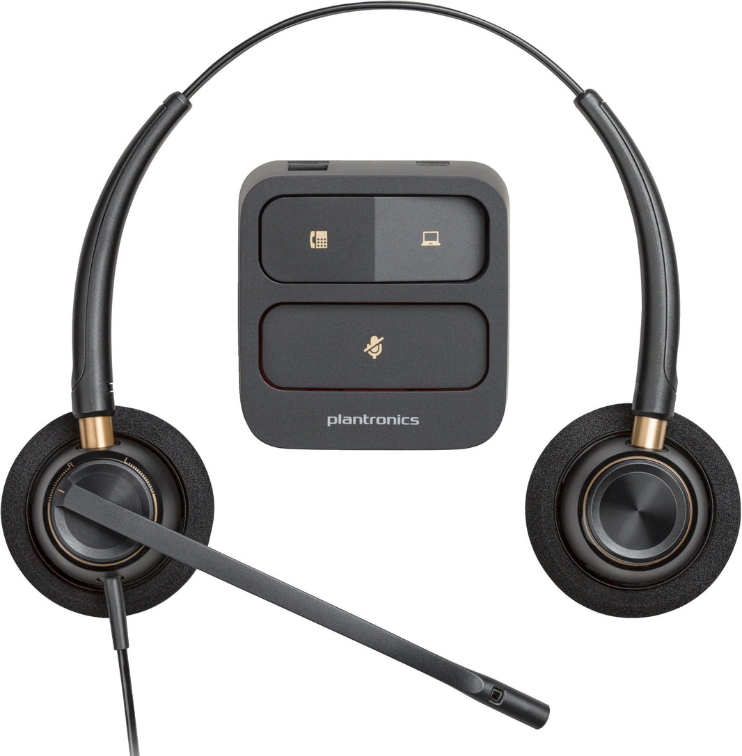 Poly HW520, Over-the-head, Binaural, Noise canceling
