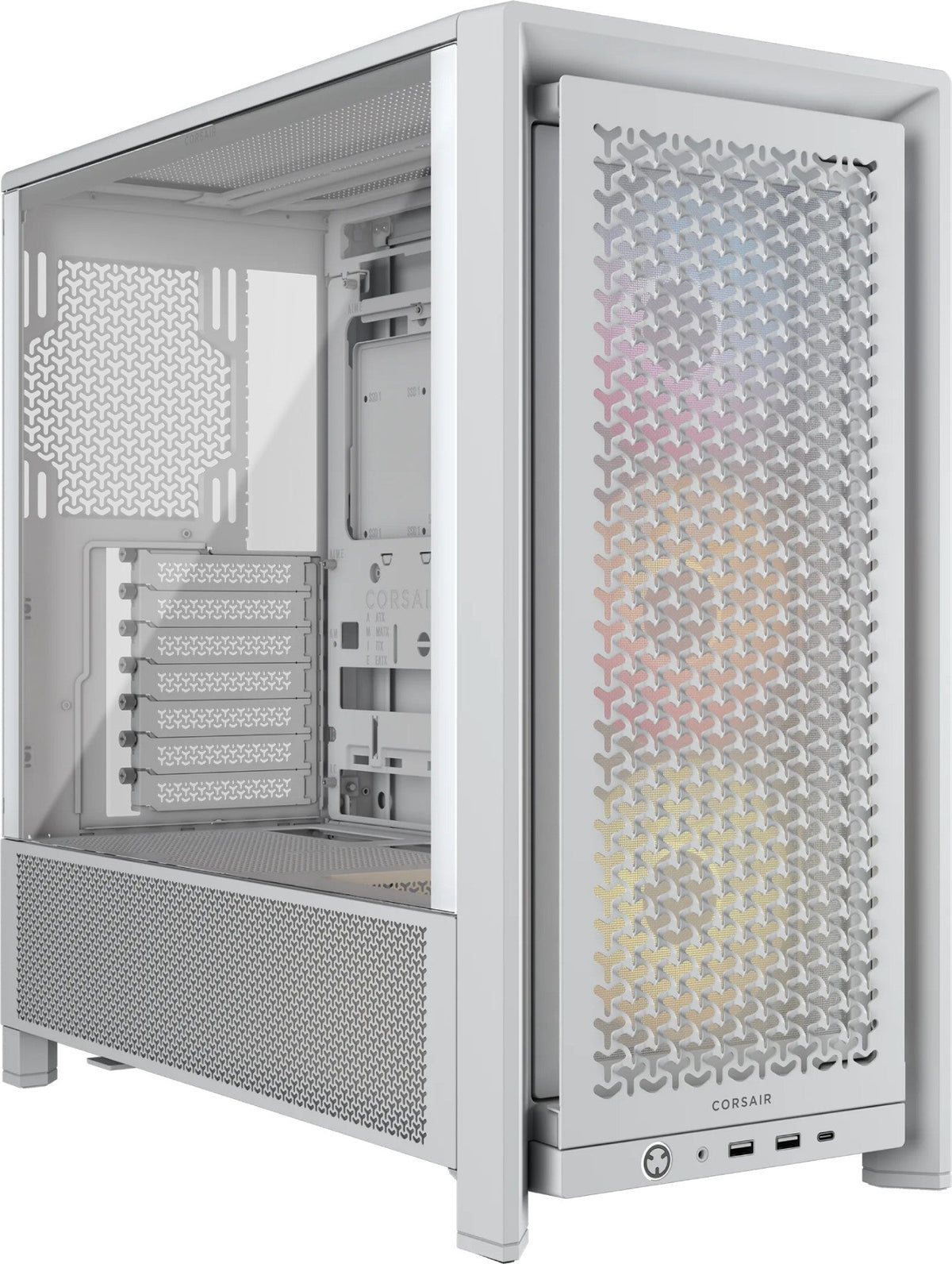 CORSAIR 4000D FRAME RS ARGB WHT MID CASE