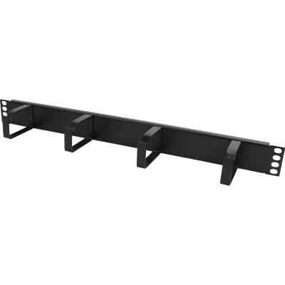 Excel 100-582 1U Rack Cable Management Bar, 4 Hoops