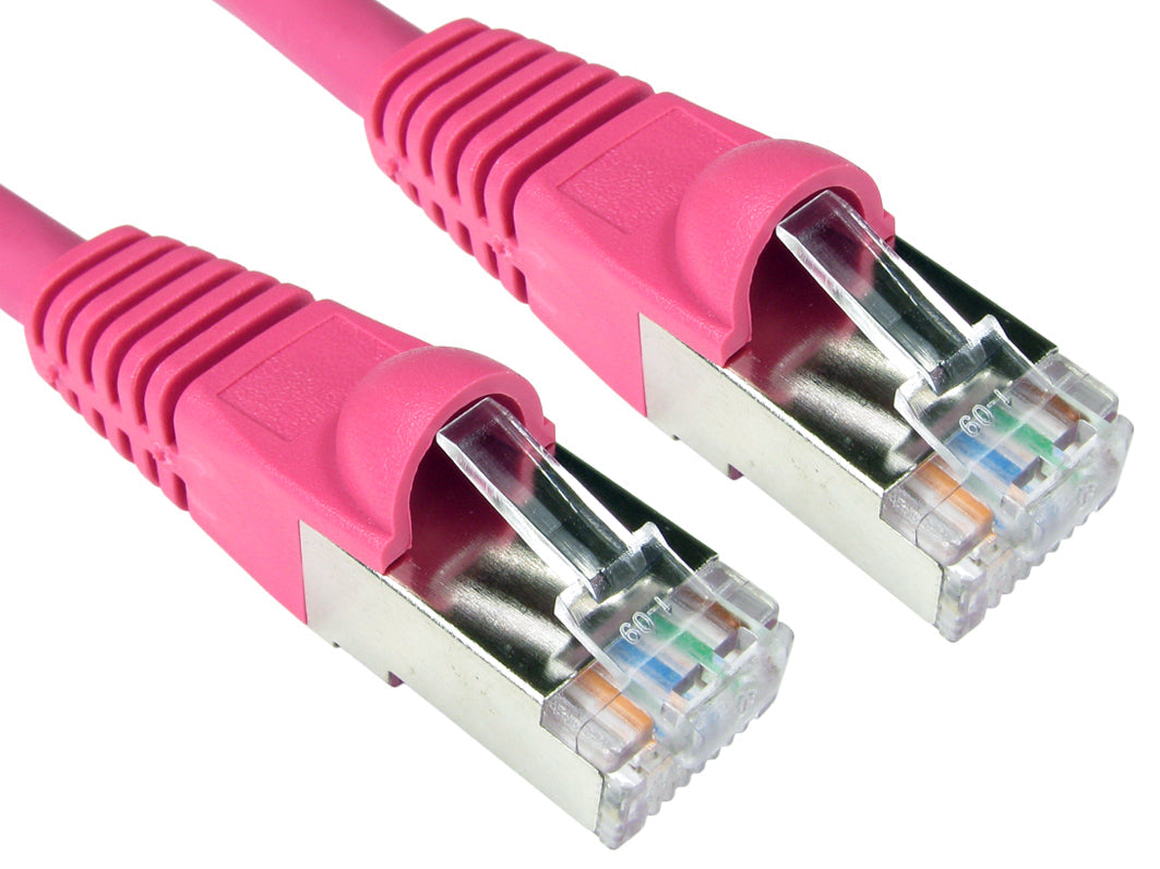 CDL 1m Cat6A Patch Cable - Pink