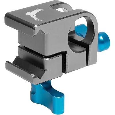 Kondor Blue 15mm Rod to NATO Clamp, Space Grey