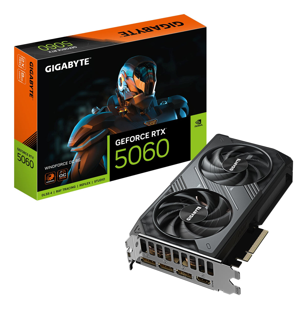 GIGABYTE RTX 5060 8GB WINDFORCE OC