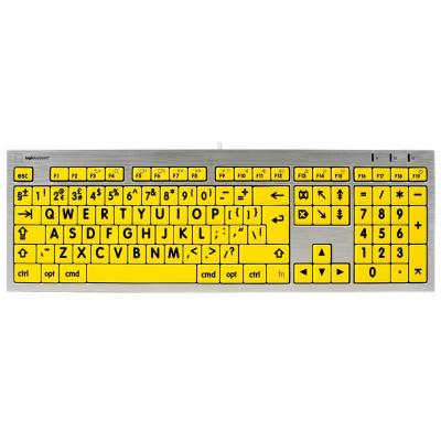 Logickeyboard Large Print Keyboard for Mac, Visually Impaired