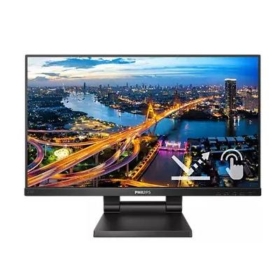 Philips 242B1TC/00 24" Full HD Touchscreen Monitor, Height Adjustable, Black