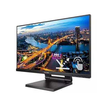 Philips 242B1TC/00 24" Full HD Touchscreen Monitor, Height Adjustable, Black