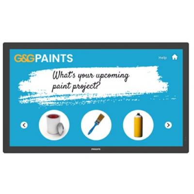 Philips 24" 24/7 Interactive Touch Display, Black
