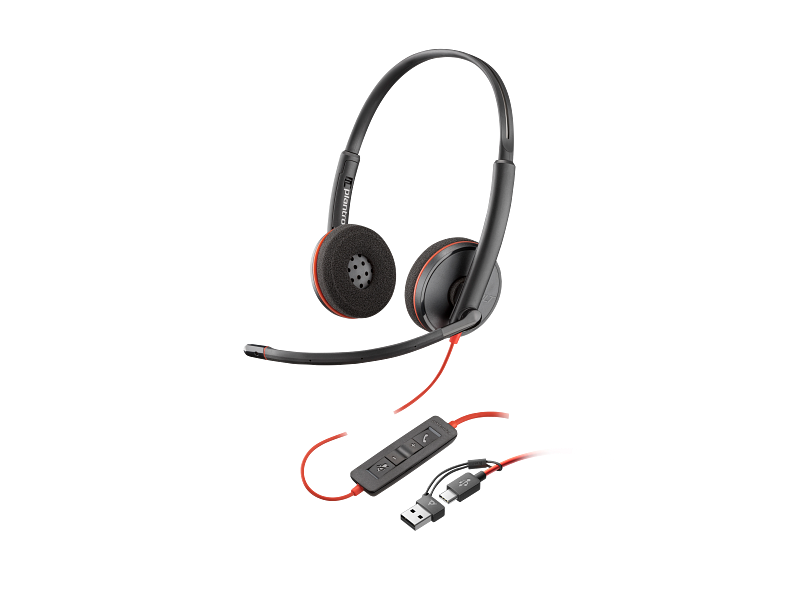 POLY BLACKWIRE MON C3210 USB-A/C BULK