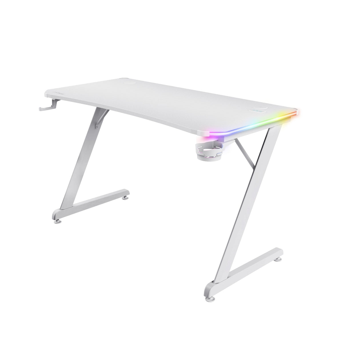Trust GXT709W LUMINUS RGB DESK WHITE