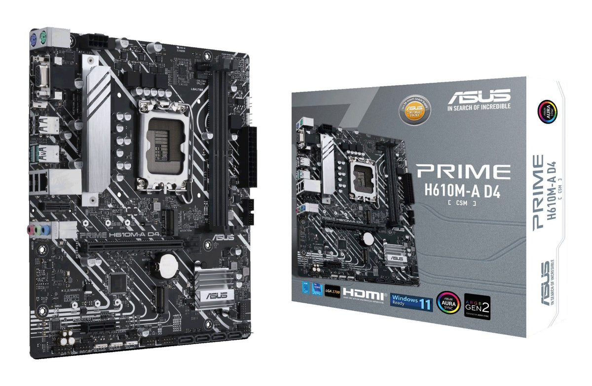 ASUS 1700 PRIME H610M-A D4-CSM M-ATX