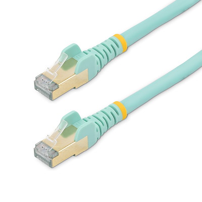 StarTech.com 9ft Aqua Cat6a STP Cable