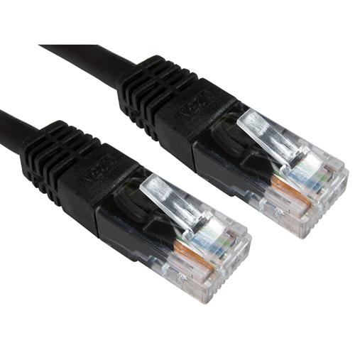 1MTR CAT 6 UTP PVC - BLACK