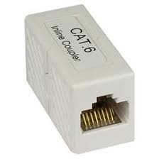 TITAN INLINE RJ45 SOCKET UTP CAT6 WHITE