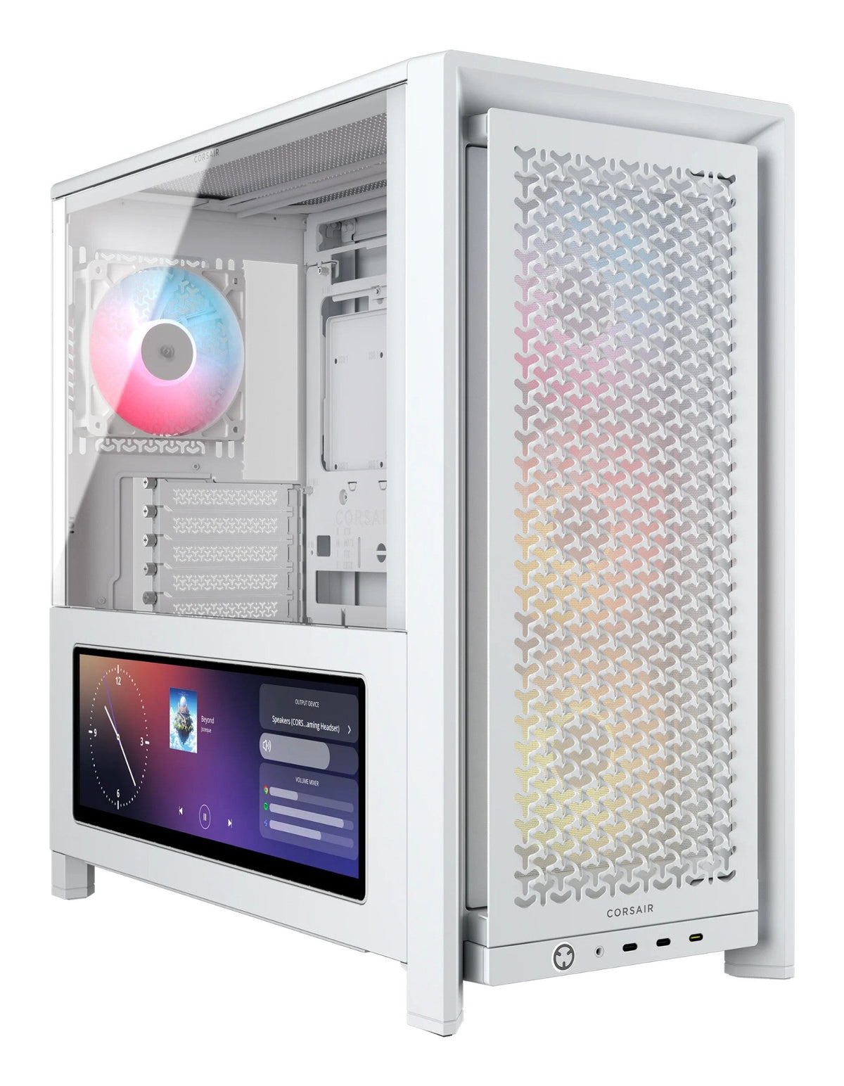 CORSAIR 4000D FRAME LCD RS ARGB WHT CASE