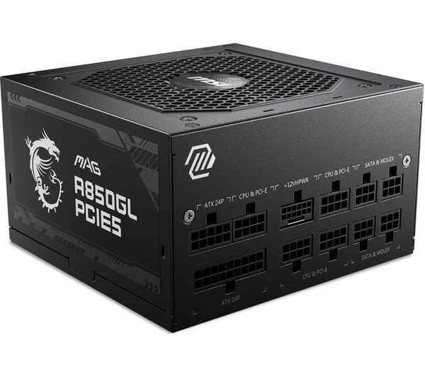 MSI 850W GOLD F/MODULAR MAG A850GL PCIE5