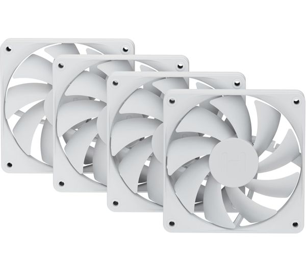 HYTE FA12 120MM CASE FANS SNOW WHITE 4PK