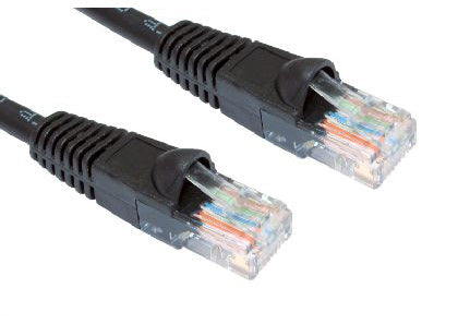 CDL 1m Snagless Cat6 Patch Black
