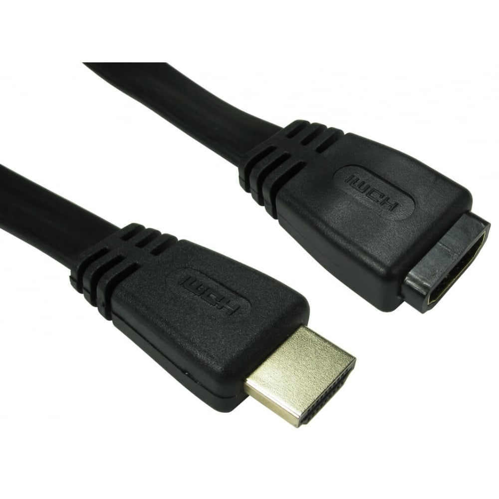 CDL 1MTR HDMI M-F FLAT CABLE