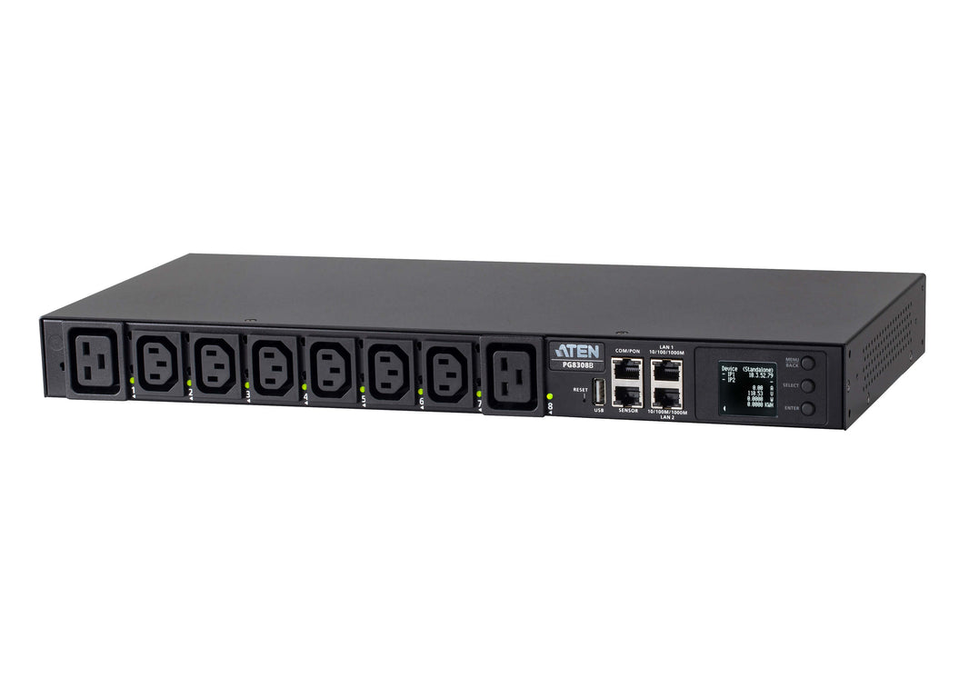 32A 8-OUTLET 1U OUTLET-MET & SWITCH