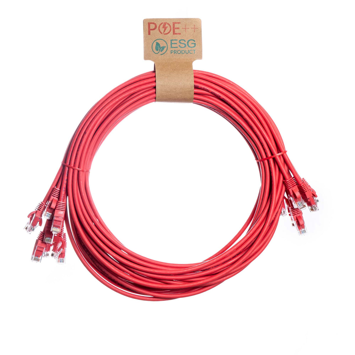 CNL 10PK 0.2M C6 Rd UTP Ls 24AWG SB