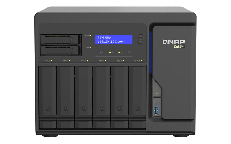 QNAP TS-H886-D1622-16G/24TB EXOS 8 Bay