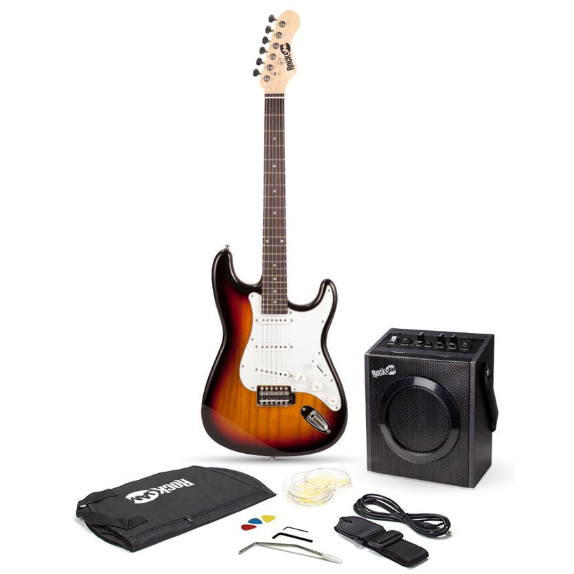 PDT RockJam Elec Guitar Super Kit Sun