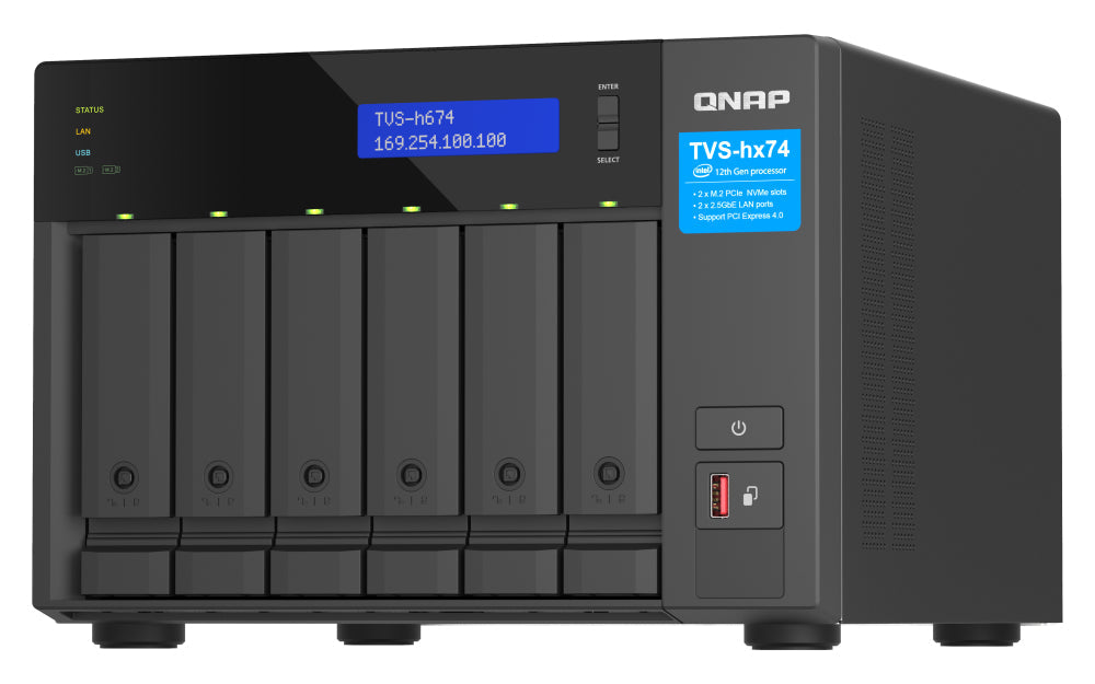 QNAP TVS-h674-i3-16G/36TB IW