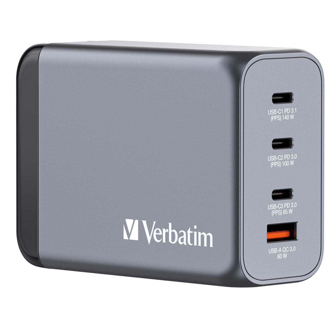 Verbatim GNC-240 GaN Charger 4 240W USB