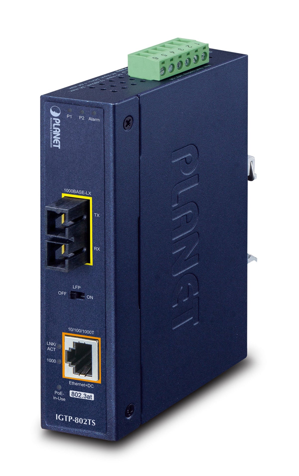 Ind MCon Gb PoE+ SFP