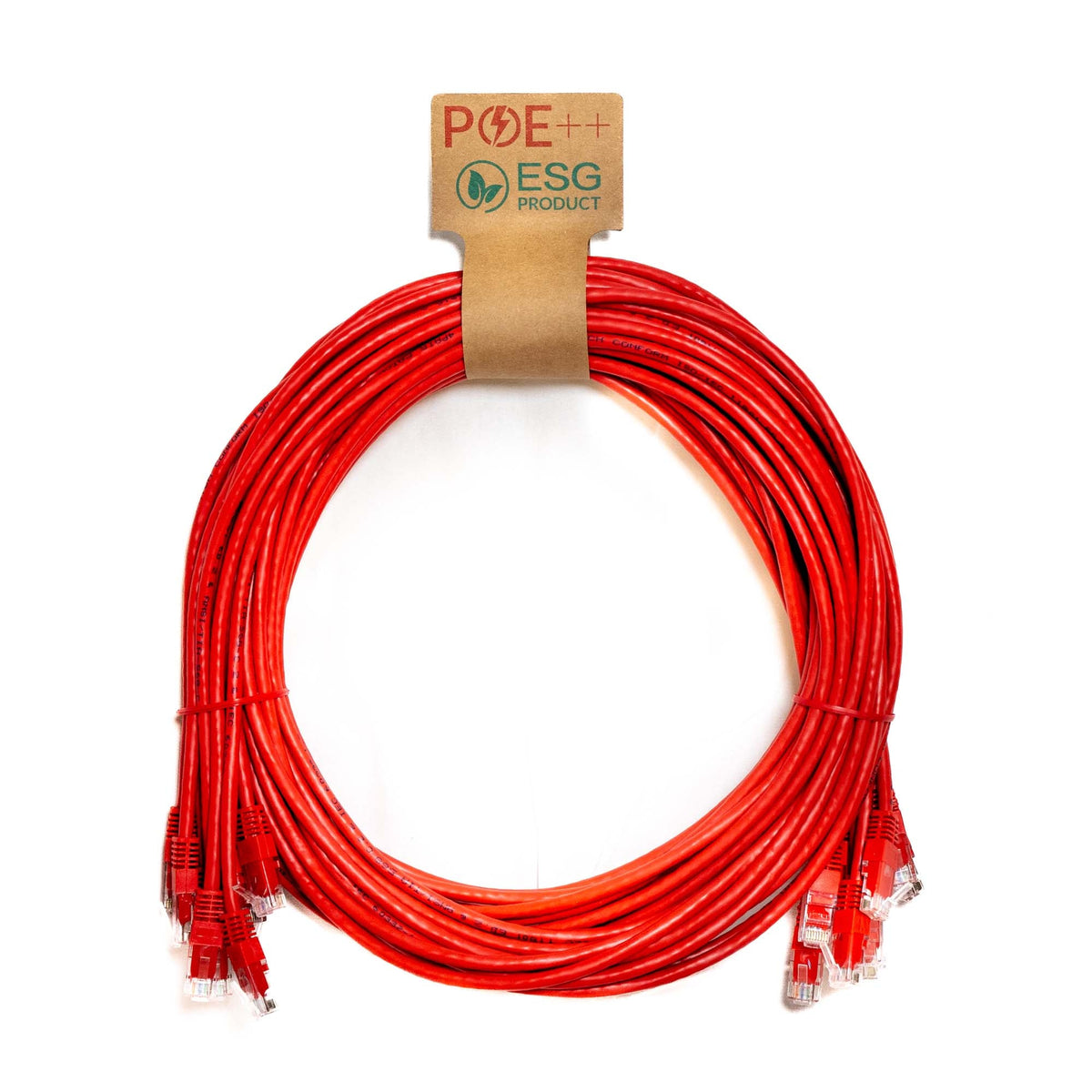 CNL 10PK 0.5M C6 Rd UTP PVC 24AWG FMB