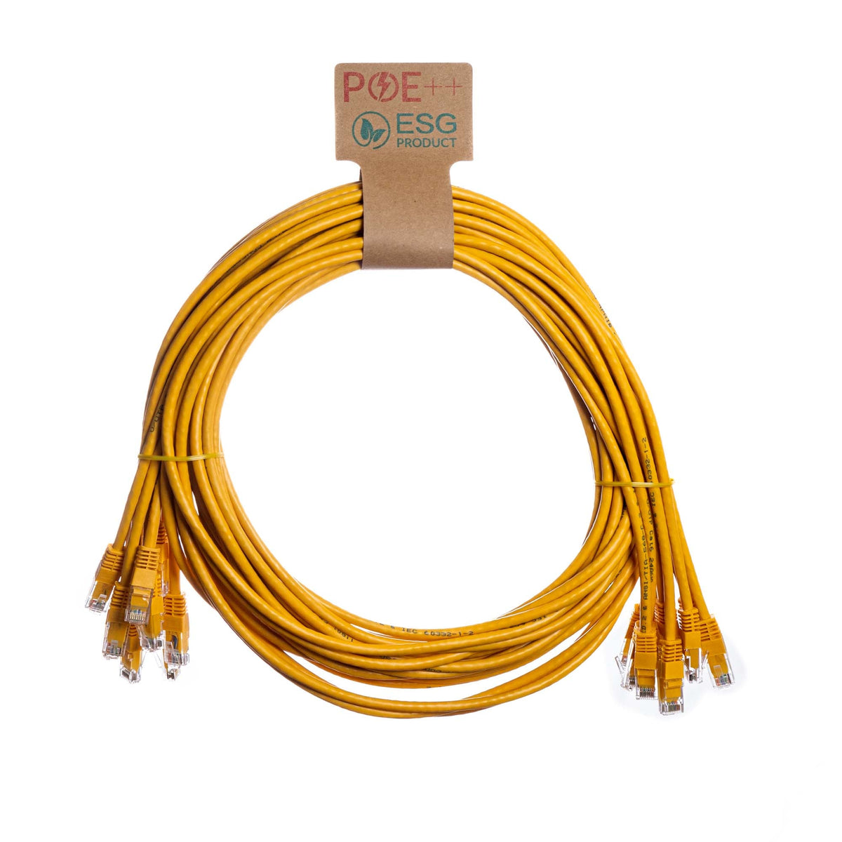 CNL 10PK 2M C6 Yw UTP PVC 24AWG FMB