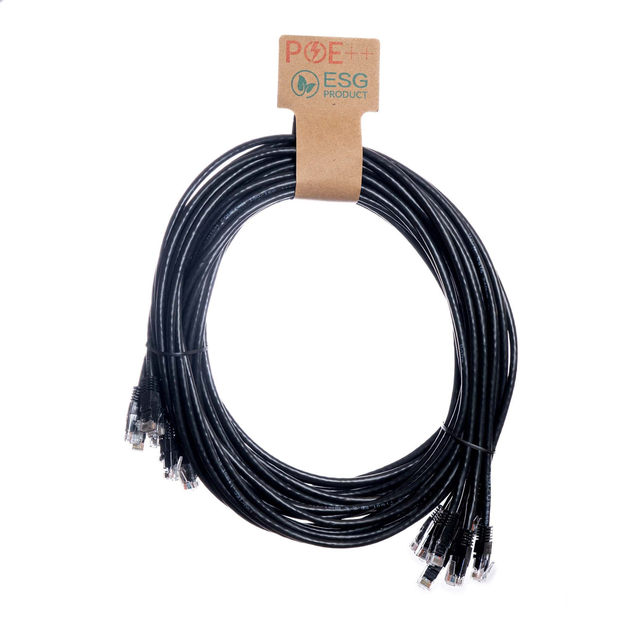 CNL 10PK 1.5M C6 Bk UTP PVC 24AWG FMB
