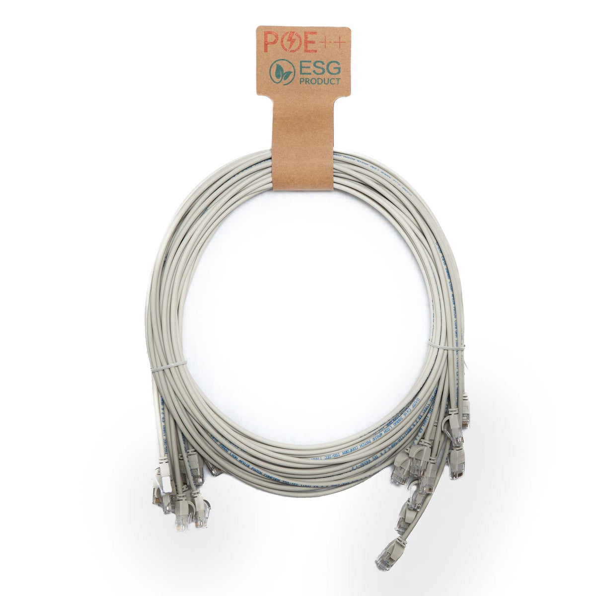 CNL 10PK 1M C6 Gy UTP Ls 30AWG Slim SB