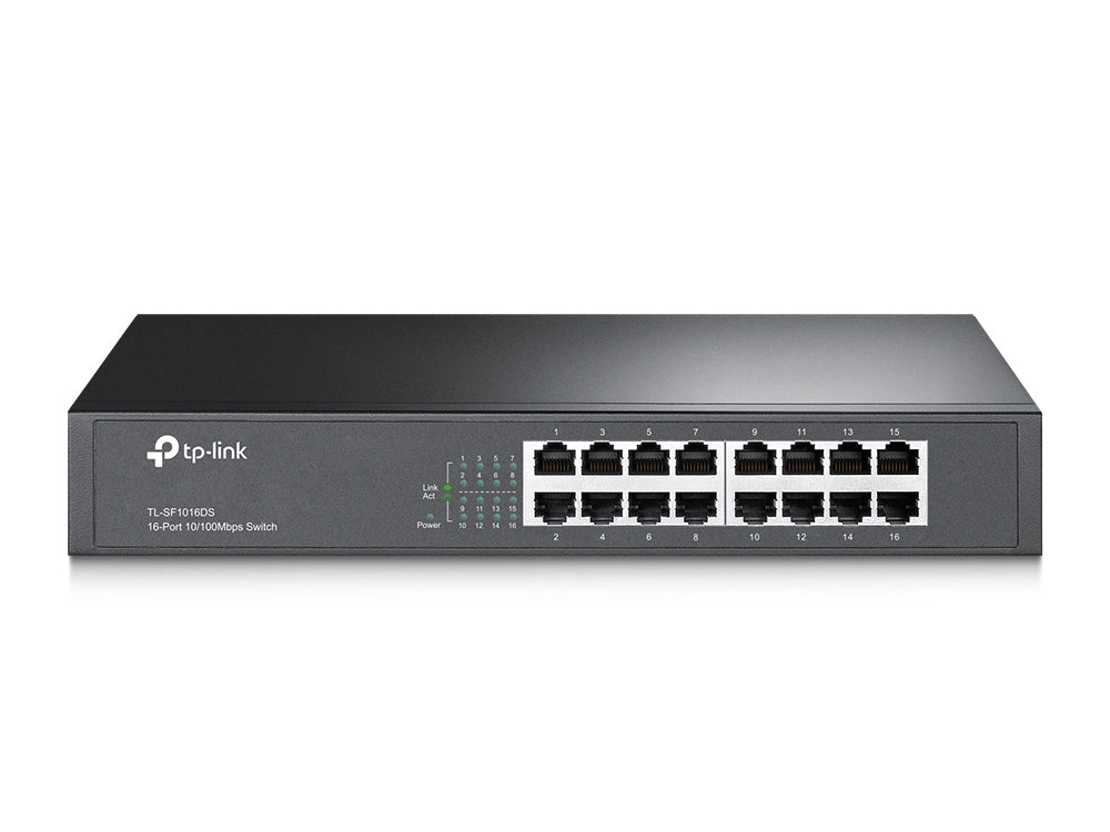TP-LINK 16P 10/100M SWITCH 13inch RACK MNT