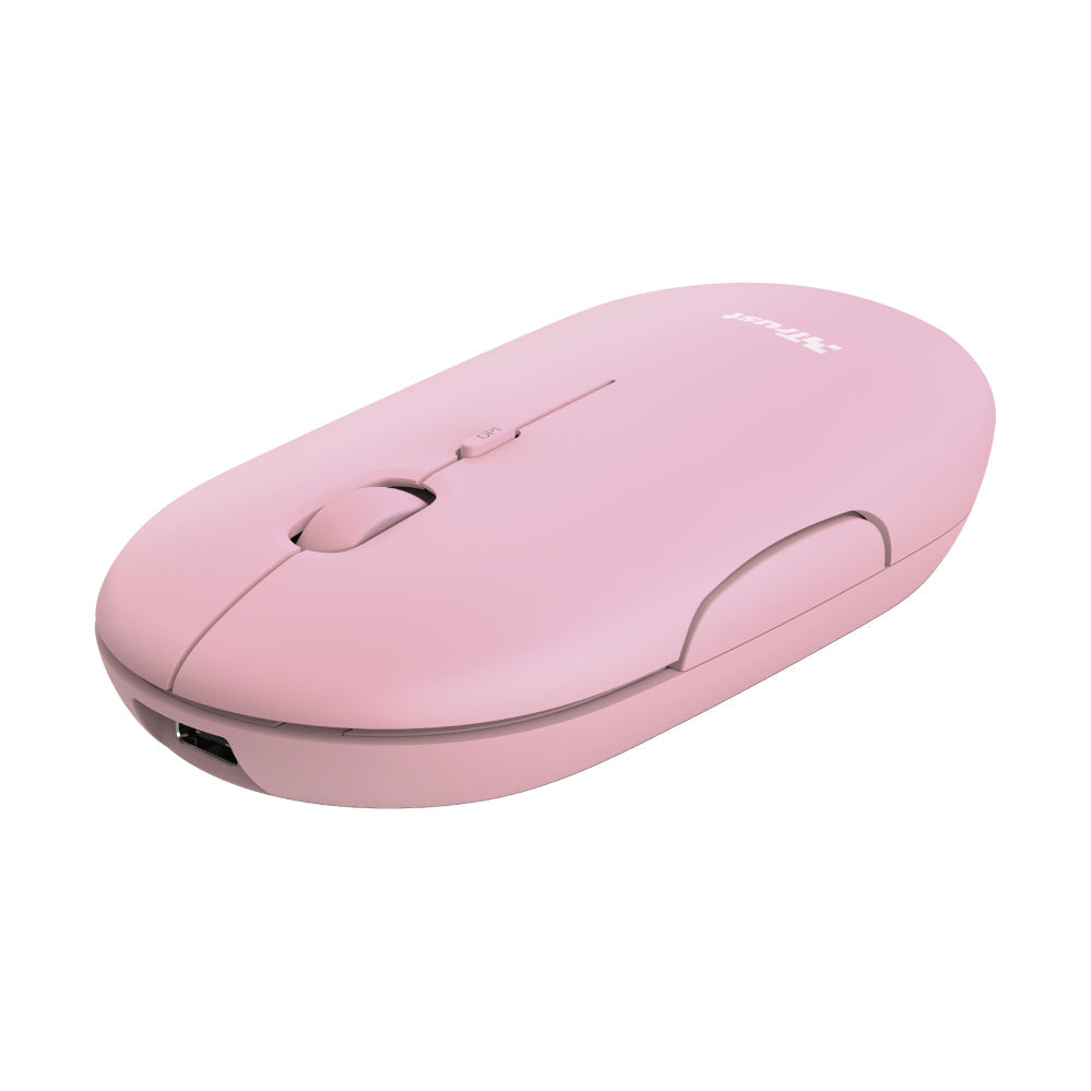 Trust PUCK WRL RCHRGABLE MOUSE PNK
