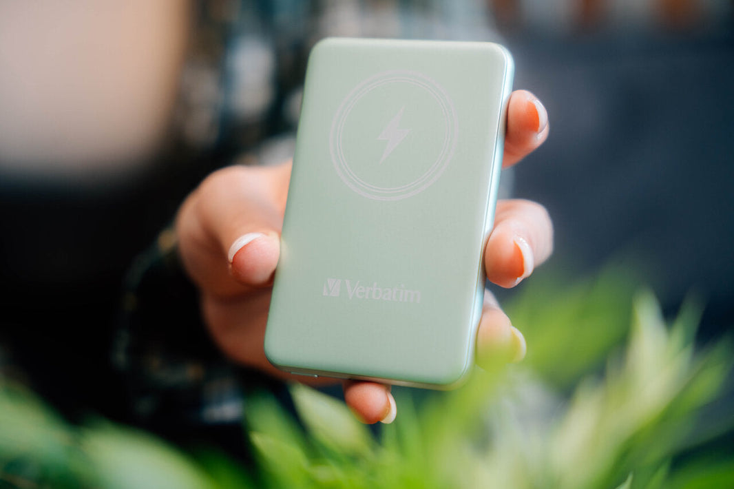 Verbatim Charge Go Mag Wless PB 5000 Grn