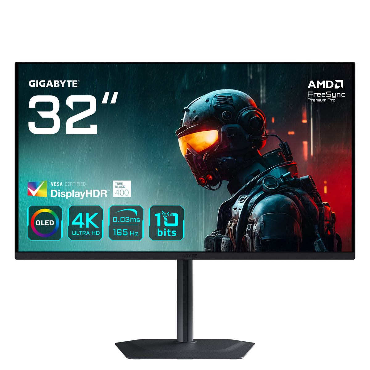 GIGABYTE 31.5 OLED SPK MO32U 4K