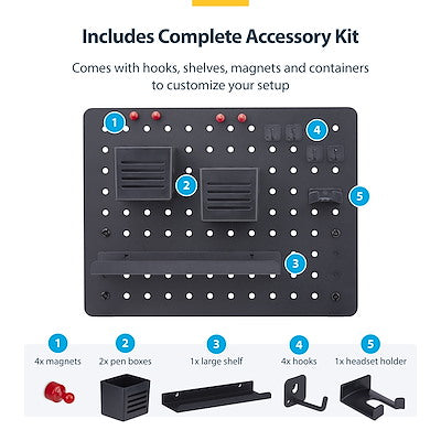 StarTech.com Clamp-On Pegboard