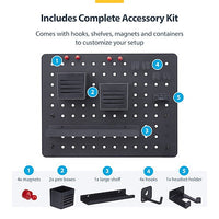 StarTech.com Clamp-On Pegboard