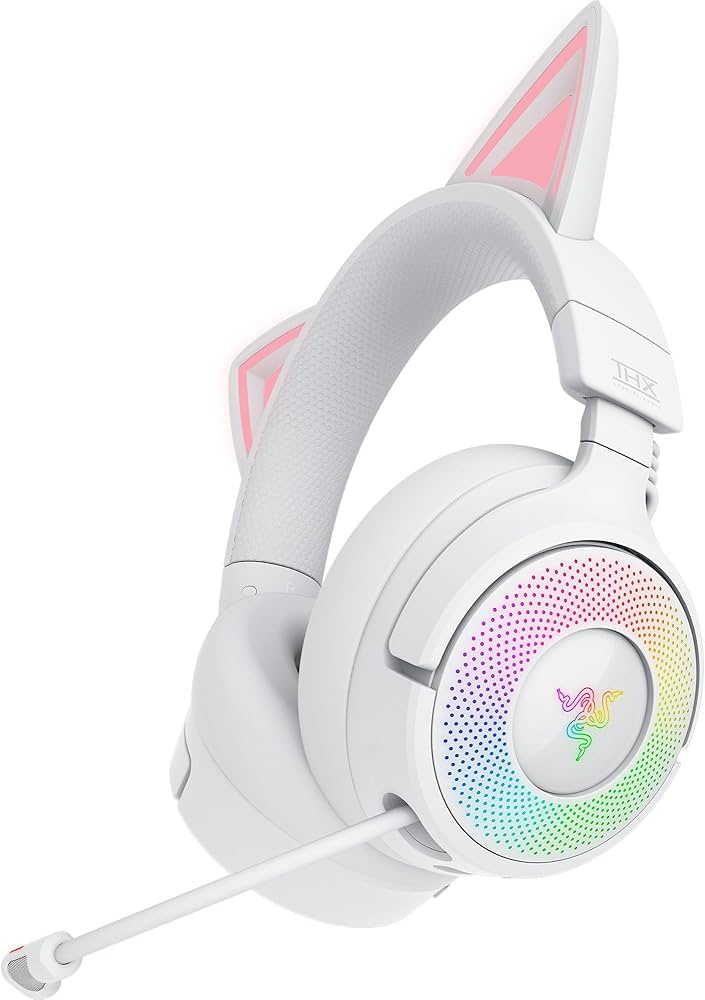 Razer Kraken Kitty V3 Pro Wireless Gaming Headset (White)