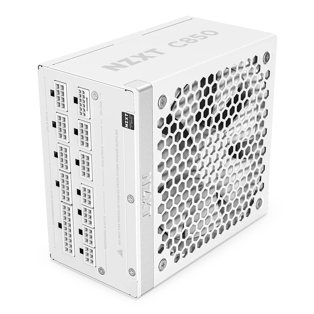 NZXT 850W GOLD FULLY MODULAR C850 WHT