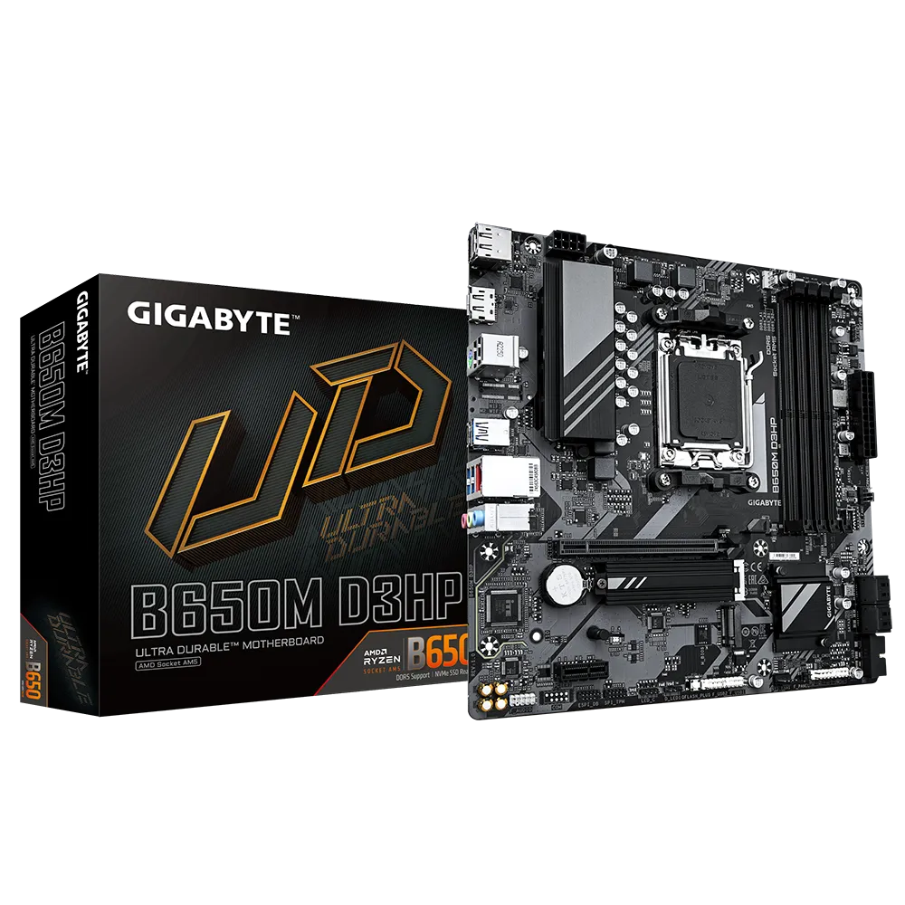 GIGABYTE B650M D3HP Micro-ATX Motherboard (AM5)