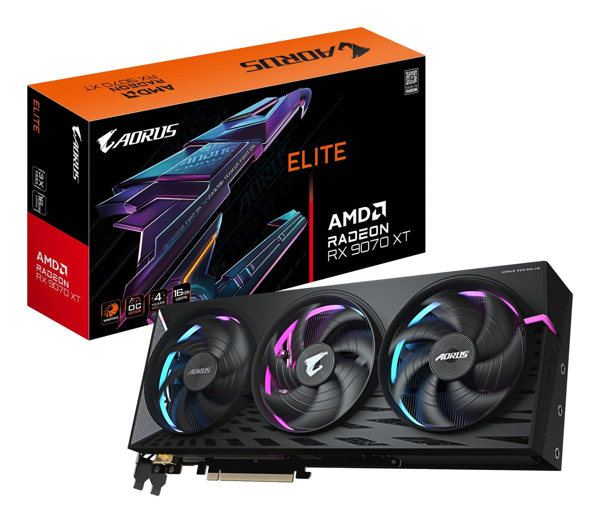 AORUS RX 9070 XT 16GB ELITE
