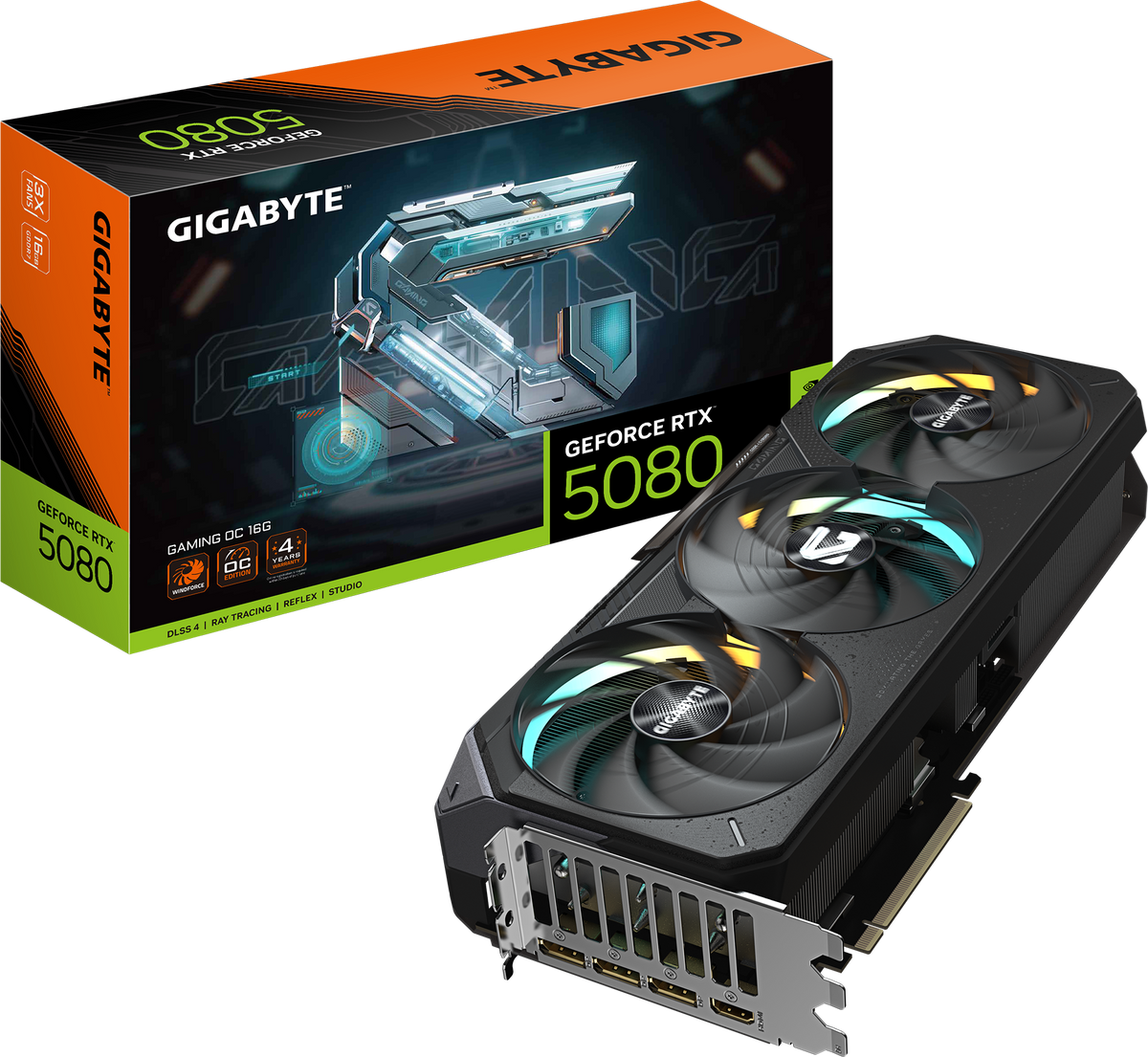 GIGABYTE GeForce RTX 5080 GAMING OC 16G