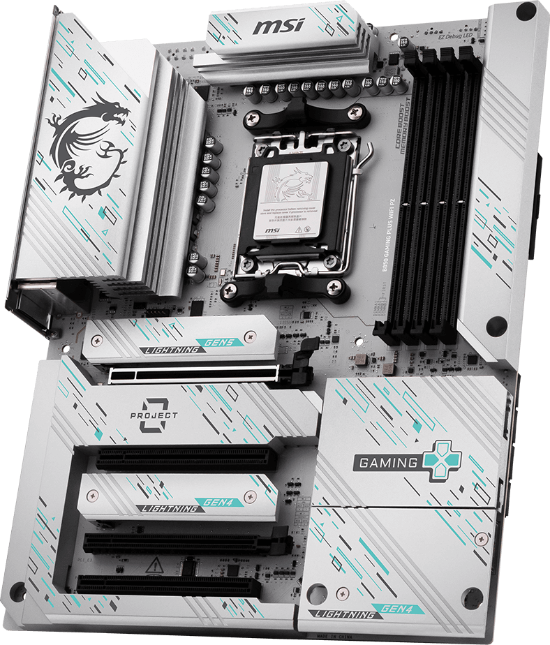 MSI B850 GAMING PLUS WIFI PZ AM5 ATX Motherboard