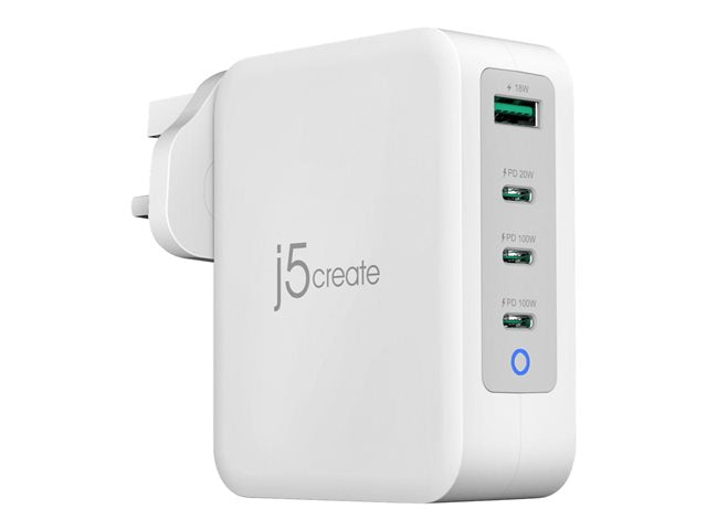 J5CREATE 130W GAN USB-C 4-PORT CHARGER
