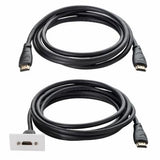Connektgear 20-0016 8K HDMI Snap-In AV Module with Cables